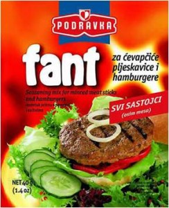Podravka Fant Cevap & Hamburgers 40g